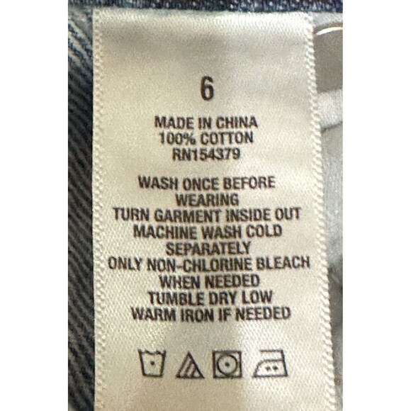 Women's Aeropostale‎ Mom Jean Size 6 Distressed Denim Blue Jeans - Picture 4 of 6